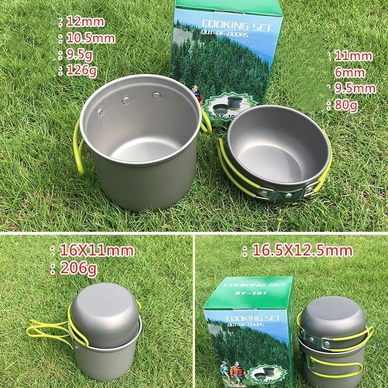 Outdoor Non-stick Set Of Pots And Pans
