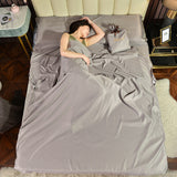 Solid Color Double Travel Sleeping Bag