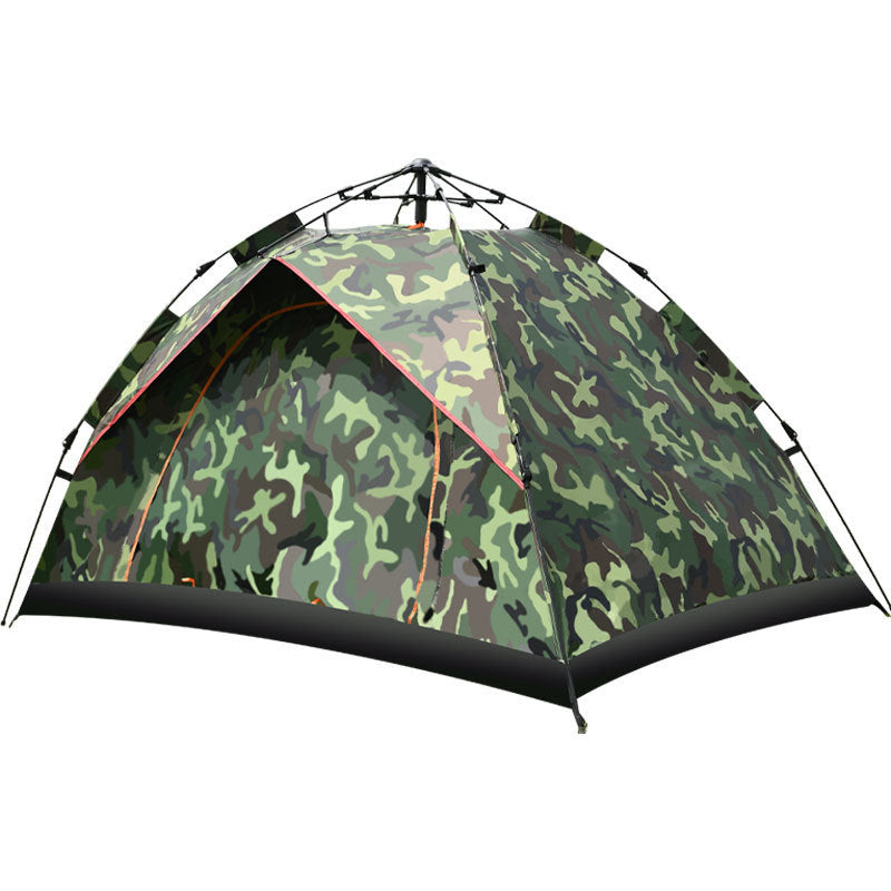 Outdoor Travel Double-decker Automatic Tent