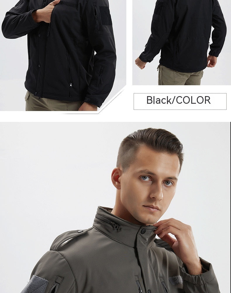 Men's Fleece Jacket Camouflage Jacket
