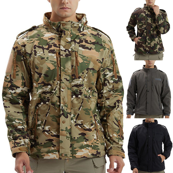 Men's Fleece Jacket Camouflage Jacket
