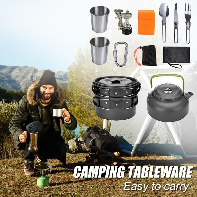 Camping Cookware Kit Outdoor Cooking Set