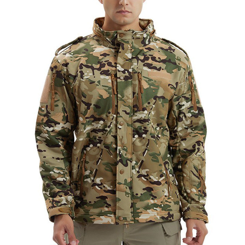 Men's Fleece Jacket Camouflage Jacket