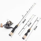 Spinning Wheel Tackle Set Fishing Rod