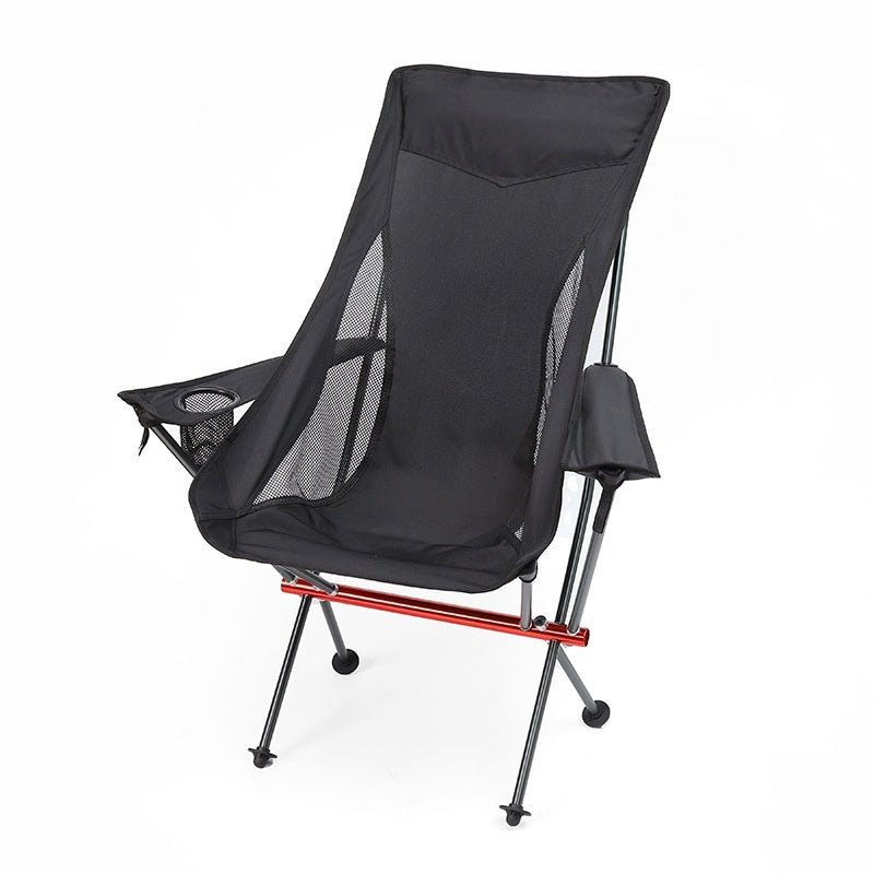 Outdoor Camping High Strap Folding Chair