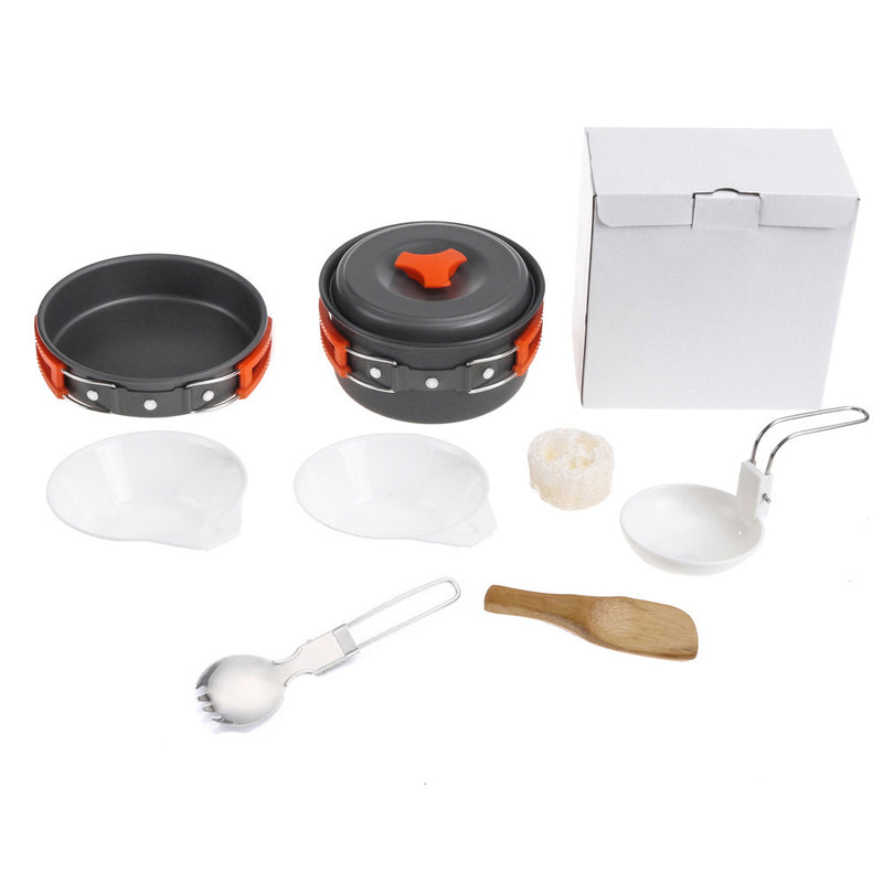 Outdoor cookware camping cookware set