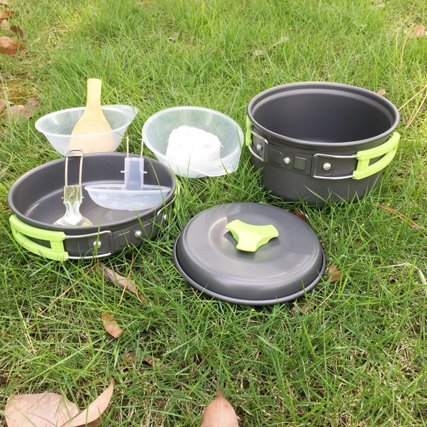 Outdoor cookware camping cookware set