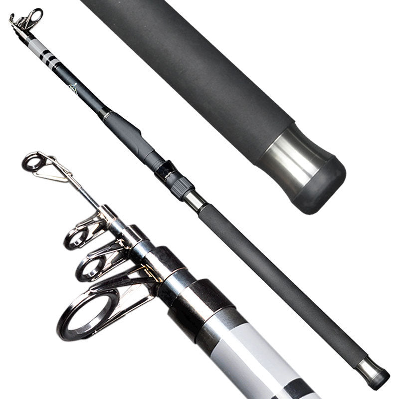 Stainless Steel Retractable Fishing Rod
