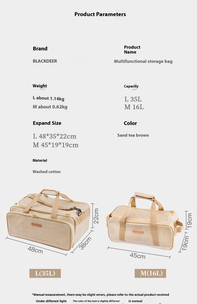 Tank Stove Cookware Kitchenware Picnic Bag