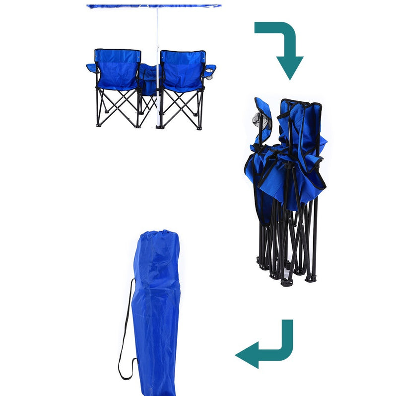 Outdoor Double Camping Folding Chair