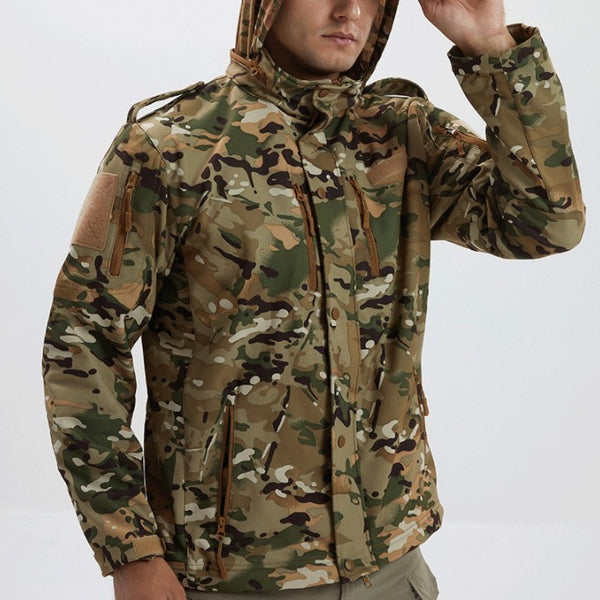 Men's Fleece Jacket Camouflage Jacket