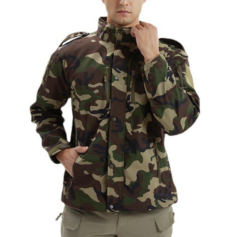 Men's Fleece Jacket Camouflage Jacket