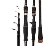 Section Portable Straight Shank Fishing Rod