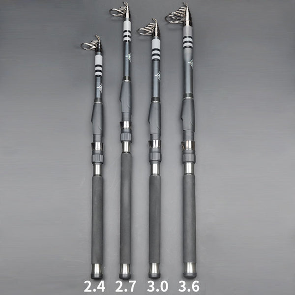 Stainless Steel Retractable Fishing Rod