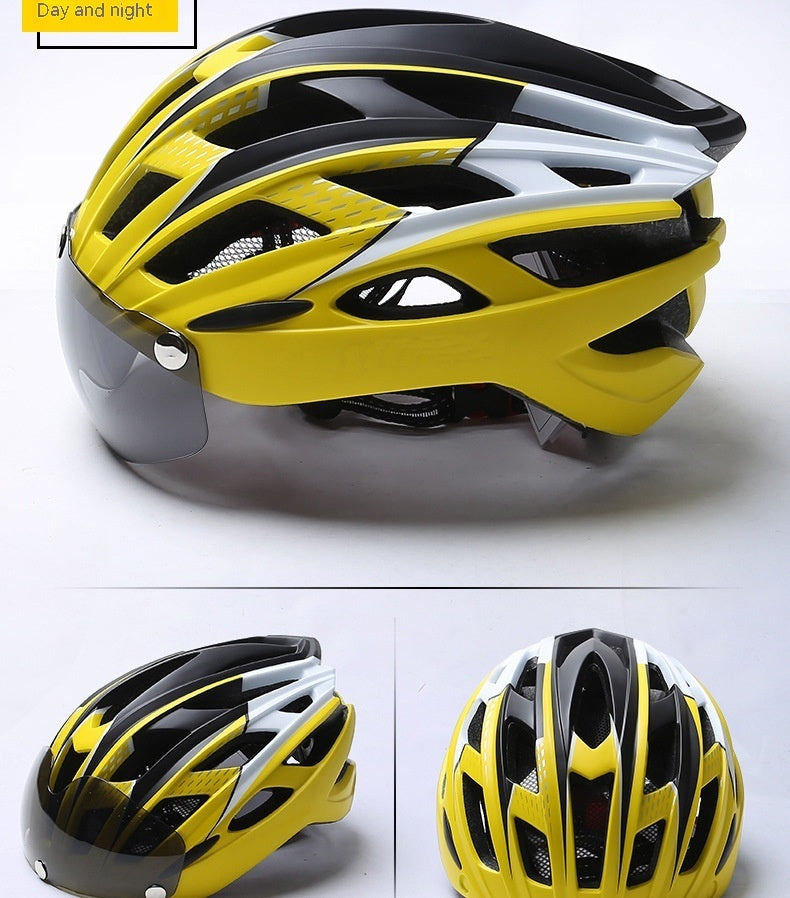 Bicycle Helmet Goggles Riding Helmet