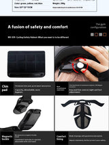 Bicycle Helmet Full Boud Belt Fly Net