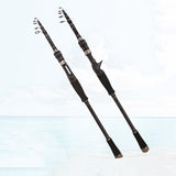 Section Portable Straight Shank Fishing Rod