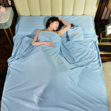 Solid Color Double Travel Sleeping Bag