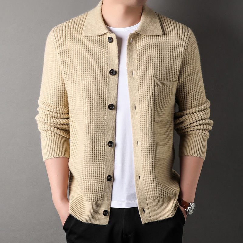 Men's Knitted Cardigan Jacket