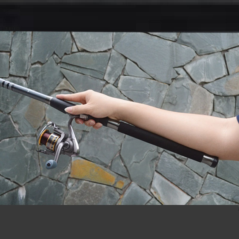 Stainless Steel Retractable Fishing Rod