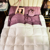 Solid Color Double Travel Sleeping Bag