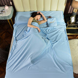 Solid Color Double Travel Sleeping Bag